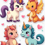 Animals & Wildlife - Sticker Sheet v43